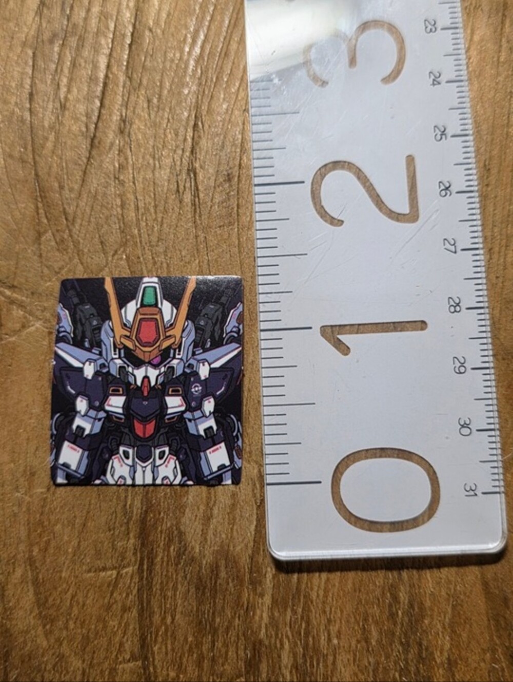 Purple Mecha Square Pin Badge for Men Accessories